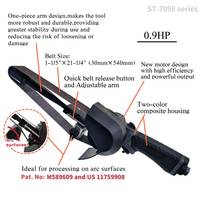 Lijadora de Banda Neumática de 18,000 RPM para Superficies Curvas, 0.9 HP, Tamaño de Banda (1-1/5"x 21-1/4"), Herramientas Neumáticas ST-709EL