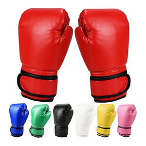 Guantes de Boxeo de Cuero de Alto Rendimiento, Fabricación Personalizada al por Mayor, Malla Transpirable con Ventilación, Espuma Absorbente de Impactos, OEM ODM - Product Image 1
