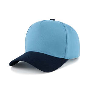 หมวกเบสบอลแบบ 5 แผง คุณภาพสูง OEM ผลิตจากผ้าโพลีเอสเตอร์เจอร์ซีย์ แห้งเร็ว ระบายอากาศได้ดี พร้อมหัวเข็มขัดเงินทองแดง สำหรับผู้ชาย ใส่เล่นกีฬาหรือใส่ลำลอง - Product Image 1