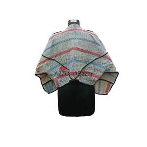 เสื้อแจ็คเก็ตผู้หญิงสไตล์โบฮีเมียน ผ้าฝ้ายคันธาพิมพ์ลายดิจิทัล 100% ระบายอากาศได้ดี เป็นมิตรกับสิ่งแวดล้อม เหมาะสำหรับฤดูร้อน สไตล์วินเทจ - Product Image 6