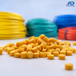 เม็ดพลาสติก PVC สีเหลือง รุ่น AD K-Y50 ที่ผ่านการตรวจสอบสูตรแล้ว สำหรับการตรวจสอบการขึ้นรูปก่อนสั่งซื้อจำนวนมาก An Dat Plastic - Product Image 4