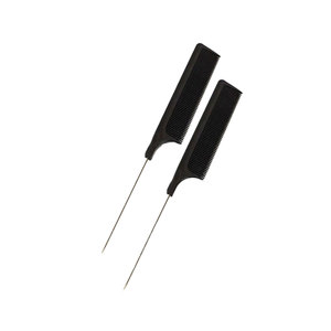 Peine Profesional Portátil Plano de Cola de Rata para Peluquería, Peine Desenredante de Viaje con Dientes Finos y Puntiagudos en un Diseño Elegante - Product Image 3