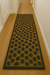 Custom black brown Hand Tufted Wool Rug Soft symmetrical pattern Modern Designer Rug Durable Floor <b>Carpet</b> Solid Color - Product Image 1