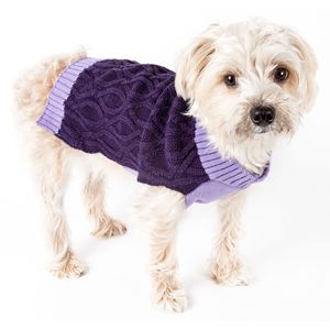 Maglione per Cani di Design Ovale Intrecciato a Maglia Spessa, Abbigliamento alla Moda per Animali Domestici - Product Image 1