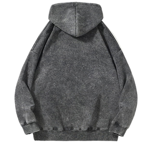 Sudadera con Capucha para Mujer, Felpa, Lavado Ácido, Material Suave, Efecto Vintage, Capucha Ajustable, Bolsillo Canguro, Cómoda e Informal - Product Image 6