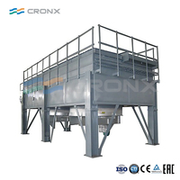 Refroidisseur d'air industriel horizontal à structure en acier, haute performance, grande capacité de refroidissement, pour centrale électrique
