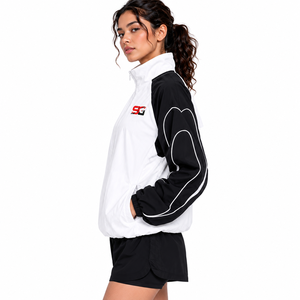 <b>Women's</b> <b>Lightweight</b> Windbreaker Racer <b>Jacket</b> Waterproof Hooded Outdoor Sports <b>Rain</b> <b>Jacket</b> Logo Custom Wholesale Solomon Global - Product Image 5