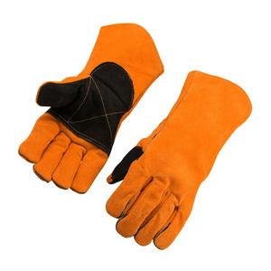 Gants de travail en cuir de vachette renforcé, résistants aux flammes, pour soudeurs, service OEM, usage intensif, ignifuges - Product Image 1