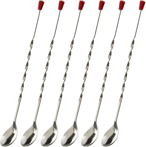 Cuillère à bar en acier inoxydable réutilisable, cuillère à cocktail de qualité supérieure en acier inoxydable à un prix incroyable - Product Image 1