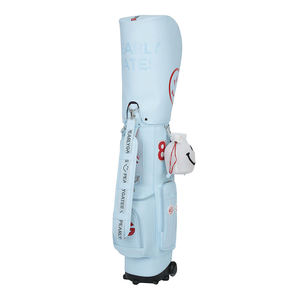 Elite Performance <b>Golf</b> Bag Featuring Heavy-Duty Zippers and High-Visibility Navy and Red Accents for Professional Protection - Product Image 2