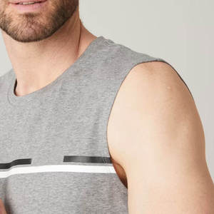 Débardeur de sport décontracté pour homme, idéal pour la course, respirant, séchage rapide, en polyester tricoté, imprimé par sublimation, gilet de gym - Product Image 4