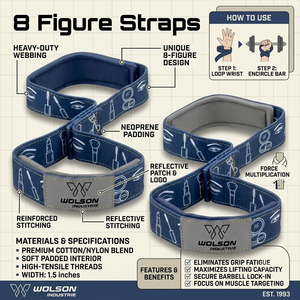Correa de Entrenamiento de Fuerza Ajustable de 8 Dedos de la Marca Wilson Industry, Soporte de Muñeca Transpirable y Ecológico para Gimnasio y Fitness - Product Image 6