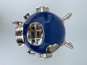 Casco de Buceo Vintage de la Marina de los Estados Unidos, Réplica de Casco de Buzo de Aguas Profundas, Decoración Náutica Marítima Steampunk, Artículo Coleccionable Marino para el Hogar - Product Image 3
