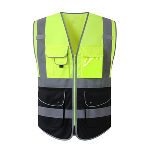 Gilet de travail à prix avantageux, meilleure vente, 100% polyester, gilet de sécurité pour hommes, sur mesure, faible MOQ, gilet de sécurité - Product Image 1