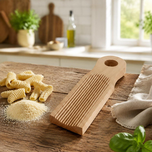 Planche à gnocchis en bois, planche à pâtes en bois naturel durable avec poignée, qualité alimentaire garantie - Product Image 6