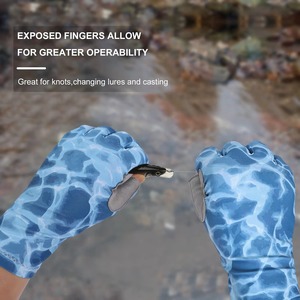 Gants de pêche ergonomiques offrant une excellente adhérence et une protection pour un ajustement confortable lors de longues séances de pêche - Product Image 6