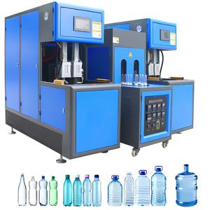 Low Price 50ml 100ml 200ml 500ml 1000ml 2000ml Semi Automatic PET Bottle Making Injection <b>Stretch</b> Blow Molding <b>Machine</b> PLC Motor - Product Image 2