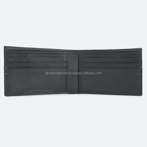 Custom logo Soft Cowhide Genuine <b>Leather</b> <b>Men</b> <b>Wallet</b> Bifold Slim <b>Wallets</b> for <b>Men</b> with RFID Blocking feature - Product Image 6