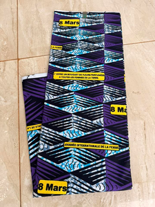 Tela de Algodón 100% con Estampado Africano Personalizado de Primera Calidad, Estilo Twill Rib, para Prendas de Moda y Decoración, Fabricante OEM ODM - Product Image 6