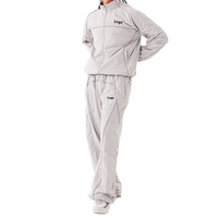 Veste coupe-vent unisexe légère en nylon avec capuche et fermeture éclair, imprimée, décontractée, pour l'extérieur, tenue d'hiver, ensemble court pour homme