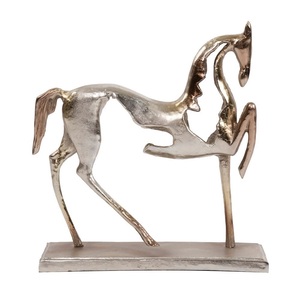 Modern Cast Aluminum Sculpture for Home Decor Office <b>Desk</b> Table Display and Contemporary Artistic Accent - Product Image 1