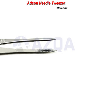 Pinzas Adson de Acero Inoxidable, Pinzas de Microcirugía de Primera Calidad, Instrumento Dental de Precisión - Product Image 3