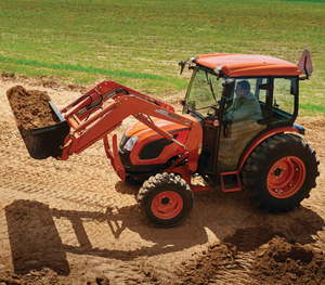 Nouveau modèle de tracteur Kioti avec cabine, tracteur agricole compact 4x4 diesel avec chargeur frontal, machine agricole haute performance ProMax - Product Image 1