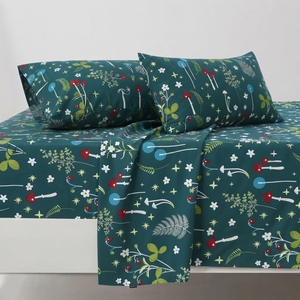 Parure de lit Enchanted et 2 taies d'oreiller, motif floral classique, 100% coton, 150 fils/cm², qualité A, toutes saisons - Product Image 3