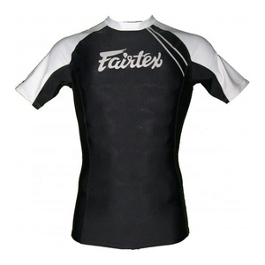Design Your Own <b>Rash</b> <b>Guard</b> Custom MMA Half Sleeve Fairtex <b>Rash</b> <b>Guard</b> <b>BJJ</b> Man <b>Rash</b> <b>Guard</b> Wholesale Printed Kickboxing Muaythai - Product Image 1