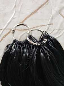 Extensions de cheveux en plumes de vache vierges indiennes de 22 pouces, 100 g - Product Image 2