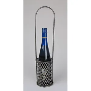 Soporte de Metal para Botellas de Vino Hecho a Mano por el Fabricante, Elegante Soporte para Botellas para Decoración de Restaurantes, Soporte de Metal para Botellas al por Mayor - Product Image 1