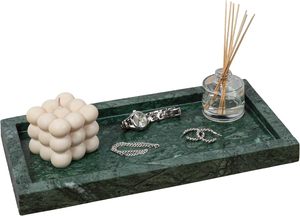Classic Minimalist Rectangular Marble Bathroom Countertop Tray for Storage,Decoration, <b>Display</b>, Coffee Table... - Product Image 2