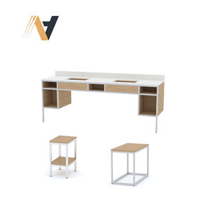 Ensemble de meubles de chambre à coucher de style moderne pour hôtel, taille king, avec construction en MDF durable pour la rénovation de chambres d'hôtes commerciales Hilton - Product Image 5