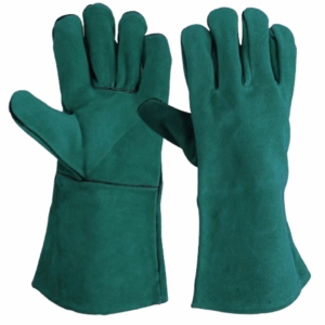 Gants de soudure en cuir de vachette de haute qualité, réfléchissants, pour la sécurité industrielle, la construction et la lutte contre les incendies - Product Image 3