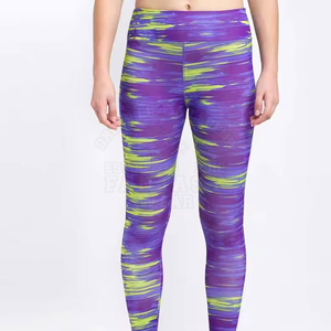 Wholesale High Waist <b>Women</b> Yoga <b>Leggings</b> Stretch Athletic Pants Slim Fit Fitness Workout Tights - Product Image 2