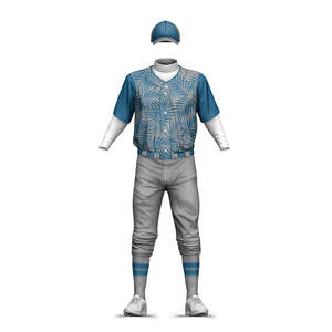 Venta Directa de Fábrica OEM, Uniforme de Béisbol Unisex, Talla Grande para Hombre, Último Diseño, Color Sólido, Transpirable, Secado Rápido, Impresión Sublimada - Product Image 2