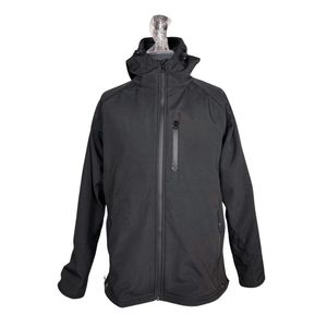 Veste softshell d'hiver à capuche pour homme, best-seller, chaude, imperméable, respirante, anti-UV, résistante aux déchirures, 100% polyester - Product Image 1