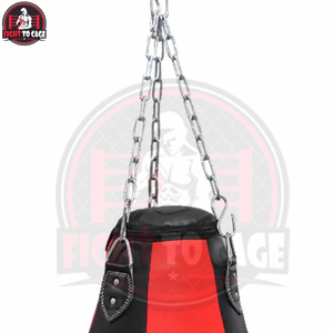 Black And Red Contrast Color Heavy-Duty EPE Filled <b>Punching</b> <b>Bag</b> Shock Absorption Tear Resistant Features OEM/ODM Uppercut <b>Bags</b> - Product Image 4