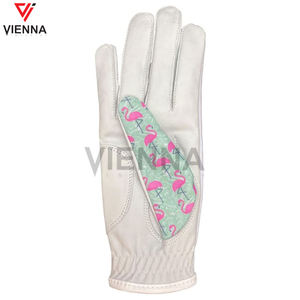 Gant de golf en gros personnalisé avec logo OEM ODM, motif drapeau sportif, anti-UV, antidérapant, respirant, évacuant l'humidité, durable, imprimé, pour main gauche - Product Image 2