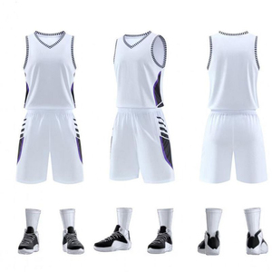 Ensemble de maillots de basket-ball personnalisés pour hommes et femmes uniformes de gros grande taille respirants - Product Image 4