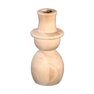 Porte-bougie en bois fini lisse pour mariage, événements festifs, fêtes – Support de bougie rustique tendance pour la décoration intérieure et la table - Product Image 3