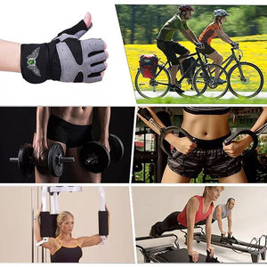 Gants de musculation respirants de haute qualité pour la salle de sport, l'entraînement, les sports, l'exercice, le cyclisme, avec support pour les poignets - Product Image 6