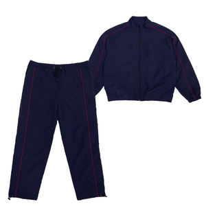 Conjunto Deportivo de Dos Piezas Personalizado de Alta Calidad, Transpirable y Ecológico, Chaqueta Cortavientos de Nailon y Pantalones, Tallas Grandes Disponibles - Product Image 3