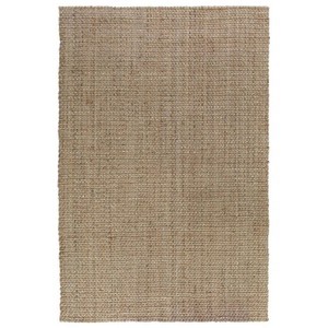 Alfombras de Yute y Cáñamo Tejidas a Mano en Color Beige y Marrón de Nomadic Threads, Alfombras Rectangulares a Rayas de Color Sólido para el Hogar, el Pasillo y el Dormitorio - Product Image 3