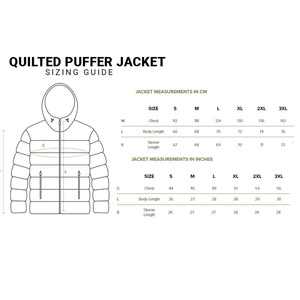 Men's Hooded Puffer Jacket Lightweight Windproof Solid Color Polyester Quilted <b>Coat</b> Casual Autumn Wear - Product Image 6