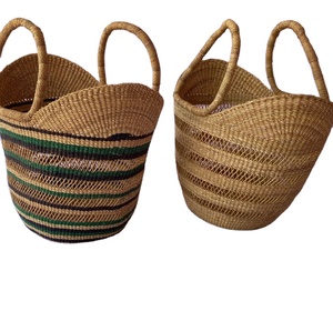 Bolso de Paja Tejido a Mano en Forma de U para Mujer, Bolso de Verano, Bolso de Playa de Macramé, Directo del Proveedor Indio - Product Image 1
