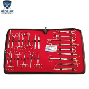 Surgical <b>Plastic</b> Surgery Instrument Kit 32pcs Skin <b>Hooks</b> Cats Paw Retractors Small Langenbeck Set - Product Image 2