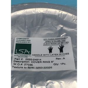 AMAT 0020-24914 Anillo de Cubierta SST 8" 101 COVERAGE - Equipo y Piezas de Semiconductores de Confianza de Global Legacy - Product Image 1
