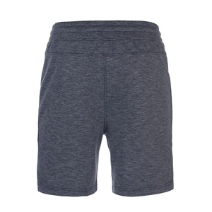 Pantalones Cortos Bermuda de Punto Gris Oscuro para Hombre con Cintura Elástica, Bolsillos Laterales, Transpirables, para Correr, Tela de Lana, Diseño Liso - Product Image 4