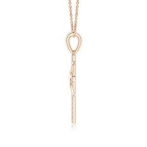 Elegant Lotus Pendant Diamond <b>Necklace</b> | Spiritual Women Jewelry | Trendy Design 2026 - Product Image 2
